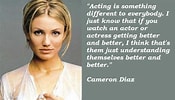 Image result for Cameron Diaz Quotes. Size: 175 x 100. Source: www.quotemaster.org
