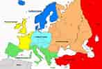 Image result for Regions of Europe. Size: 147 x 100. Source: commons.wikimedia.org