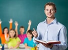 Image result for Male teacher. Size: 135 x 100. Source: www.pinterest.com