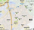 Image result for 福岡市香椎近辺地図. Size: 114 x 102. Source: www.mapion.co.jp