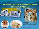 in vitro models for Biocompatibility of Dental Materials के लिए छवि परिणाम. आकार: 136 x 102. स्रोत: www.slideshare.net