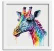 Image result for Giraffe Art prints. Size: 108 x 102. Source: drawify.co.uk