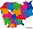 Image result for Cambodia Map. Size: 119 x 102. Source: www.orangesmile.com