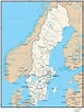 Image result for Sverige karta. Size: 77 x 102. Source: www.mapresources.com