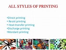 Image result for Types of Printings. Size: 137 x 103. Source: www.slideshare.net