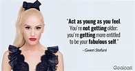 Image result for Gwen Stefani Quotes. Size: 196 x 103. Source: www.goalcast.com