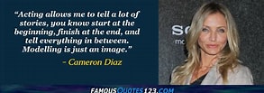 Image result for Cameron Diaz Quotes. Size: 293 x 103. Source: www.famousquotes123.com