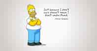 Image result for The Simpsons Quotes. Size: 197 x 104. Source: www.hdnicewallpapers.com