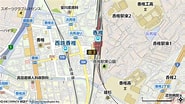 Image result for 福岡市香椎近辺地図. Size: 185 x 104. Source: www.mapion.co.jp