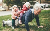 Grandfather Playing horse with grandchild に対する画像結果.サイズ: 168 x 106。ソース: www.womanandhome.com