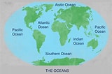 Oceans Map માટે ઇમેજ પરિણામ. માપ: 160 x 106. સ્ત્રોત: www.bbc.co.uk