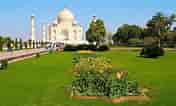 Gardens of Taj Mahal కోసం చిత్ర ఫలితం. పరిమాణం: 176 x 106. మూలం: www.easemytrip.com
