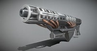 Image result for Railgun model. Size: 200 x 106. Source: sketchfab.com