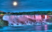 Image result for Waterfall at Night. Size: 171 x 106. Source: wallpapercave.com