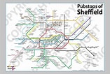 Image result for Map of Pubs in Sheffield. Size: 157 x 106. Source: www.reddit.com