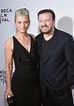 Image result for Ricky Gervais Wife Lisa. Size: 74 x 106. Source: www.redbookmag.com