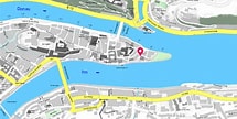 Bildergebnis für Passau Hafen Karte. Größe: 215 x 108. Quelle: www.kinderheim-passau.de