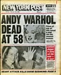Image result for Andy Warhol morte. Size: 87 x 108. Source: www.phaidon.com