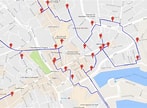 Image result for Edinburgh Pub Crawl map. Size: 147 x 108. Source: foodanddrink.scotsman.com