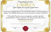 Bildergebnis für Certificato laurea Carta Semplice O Bollata. Größe: 172 x 110. Quelle: www.amazon.it