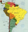 Image result for Sør-Amerika. Size: 97 x 110. Source: no.maps-brazil.com