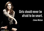 Image result for Emma Watson Quotes. Size: 155 x 110. Source: www.scrolldroll.com