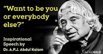 Image result for Abdul Kalam Motivational Speech. Size: 208 x 110. Source: www.youtube.com
