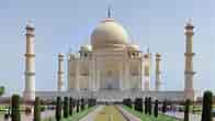 Taj Mahal ਲਈ ਪ੍ਰਤੀਬਿੰਬ ਨਤੀਜਾ. ਆਕਾਰ: 196 x 110. ਸਰੋਤ: commons.wikimedia.org