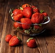 Image result for Bowl of Strawberries with maple. Size: 113 x 110. Source: www.freepik.com