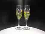 Image result for Hand Painted Champagne Flutes. Size: 150 x 112. Source: www.etsy.com