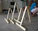 Image result for Homemade Painting Easel. Size: 146 x 120. Source: www.pinterest.co.uk