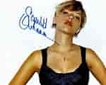 Image result for Scarlett Johansson Autograph. Size: 150 x 120. Source: www.icollector.com