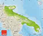 Risultato immagine per Geografia Della Puglia. Dimensioni: 150 x 126. Fonte: www.maphill.com