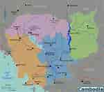 Image result for Cambodia Kort. Size: 150 x 132. Source: worldofmaps.net