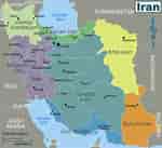 Image result for Iran Map. Size: 150 x 137. Source: www.mapsland.com