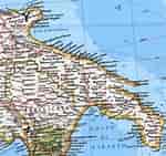 Risultato immagine per Geografia Della Puglia. Dimensioni: 150 x 141. Fonte: www.mapsof.net