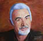 Image result for Sean Connery Painting. Size: 150 x 143. Source: fineartamerica.com
