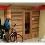 Image result for Homemade Indoor Sauna. Size: 146 x 146. Source: www.pinterest.com