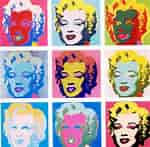 Risultato immagine per Marilyn Andy Warhol Original. Dimensioni: 150 x 147. Fonte: www.pinterest.com.mx