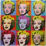 Risultato immagine per Pop Art Andy Warhol Marilyn. Dimensioni: 150 x 148. Fonte: www.pinterest.fr