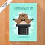 Image result for Groundhog Day Cards. Size: 150 x 150. Source: admin.cashier.mijndomein.nl