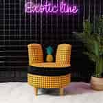 Image result for Big blue Pineapple Chair. Size: 150 x 150. Source: www.etsy.com