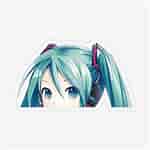 Image result for Hatsune Miku Stickers. Size: 150 x 150. Source: www.etsy.com