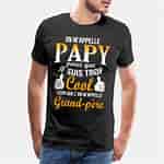 Image result for Cadeau Humour Papy et petite fille Humoristique Papi Tee T-Shirt. Size: 150 x 150. Source: www.spreadshirt.fr