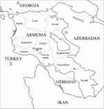 Image result for アルメニア 地図. Size: 150 x 157. Source: armenia.la.coocan.jp