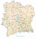 Image result for Ivory Coast Geography. Size: 150 x 159. Source: gisgeography.com