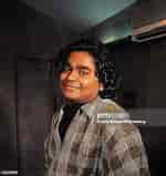 Image result for A R Rahman long hair. Size: 150 x 159. Source: www.gettyimages.in