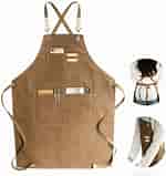 Image result for Cross-Back Strap Work Aprons. Size: 150 x 159. Source: www.pinterest.fr