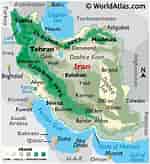 Bildresultat för Geography of Iran Plateaus and Mountains. Storlek: 150 x 164. Källa: www.worldatlas.com