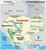 Image result for Cambodia Kort. Size: 150 x 164. Source: www.worldatlas.com